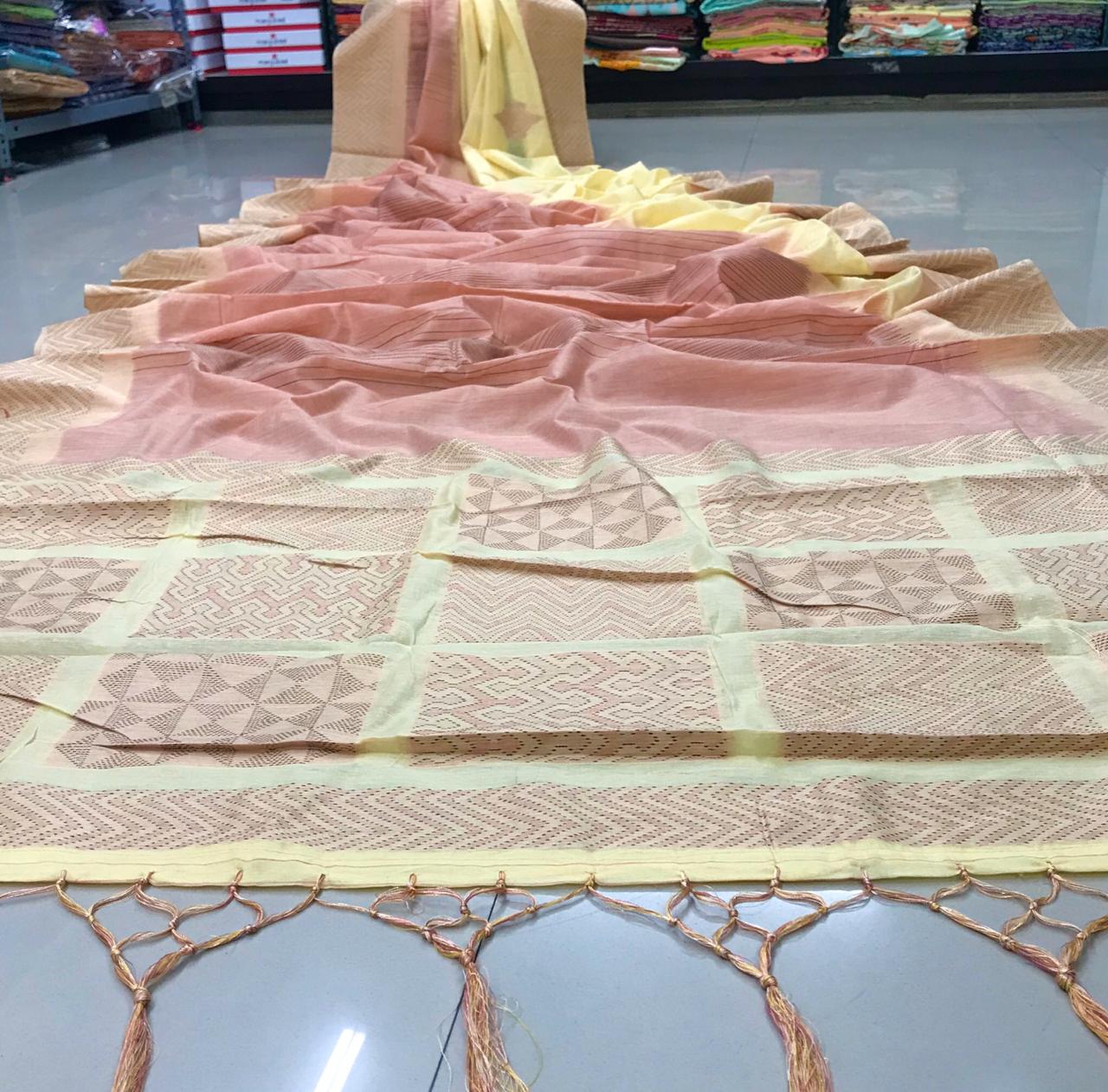 Rajyog Paridhan Silk Pure Cotton Silk Designer Party Wear Saree Collection at Wholesale Price